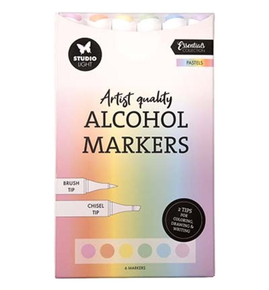 Studio Light Alcohol Markers Pastels (SL-CO-MARK36)