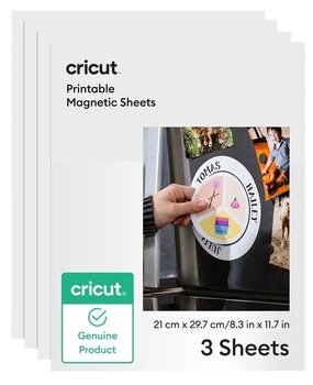 Cricut Printable Magnet Sheets A4 White (2012792) Cricut Printable Magnet Sheets A4 White (2012792)