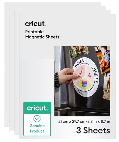Cricut Printable Magnet Sheets A4 White (2012792) Cricut Printable Magnet Sheets A4 White (2012792)