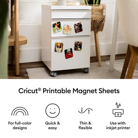 Cricut Printable Magnet Sheets A4 White (2012792) Cricut Printable Magnet Sheets A4 White (2012792)