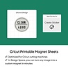 Cricut Printable Magnet Sheets A4 White (2012792) Cricut Printable Magnet Sheets A4 White (2012792)