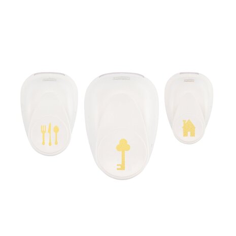 Vaessen Creative Figuurpons Set Nieuwe Woning (3pcs) (2137-222) Vaessen Creative Figuurpons Set Nieuwe Woning (3pcs) (2137-222)