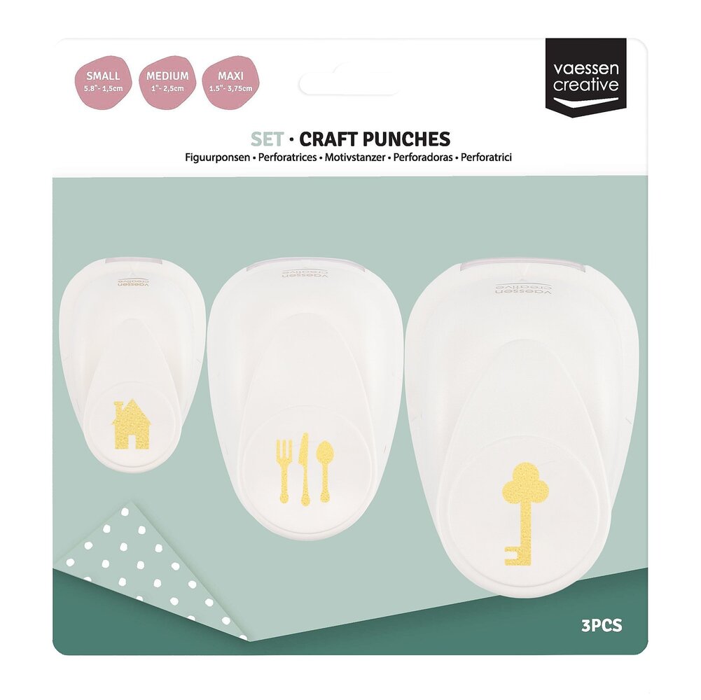 Vaessen Creative Figuurpons Set Nieuwe Woning (3pcs) (2137-222) Vaessen Creative Figuurpons Set Nieuwe Woning (3pcs) (2137-222)