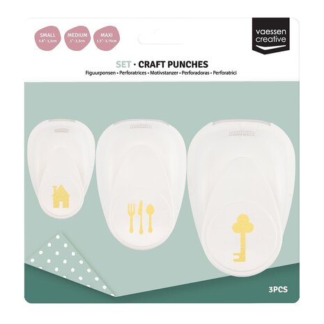 Vaessen Creative Figuurpons Set Nieuwe Woning (3pcs) (2137-222) Vaessen Creative Figuurpons Set Nieuwe Woning (3pcs) (2137-222)