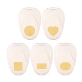 Vaessen Creative Figuurpons Set Basisvormen Geschulpt (5pcs) (2137-224)