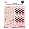 Vaessen Creative Clear Stamps Background Flowers & Hearts (3625-0213) Vaessen Creative Clear Stamps Background Flowers & Hearts (3625-0213)