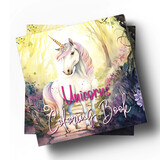Yanican Color Unicorns 8x8 Inch Coloring Book