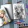 Yanican Color Fairies A4 Coloring Book Yanican Color Fairies A4 Coloring Book