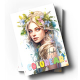 Yanican Color Fairies A4 Coloring Book
