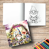 Yanican Color Gnomes 8x8 Inch Coloring Book Yanican Color Gnomes 8x8 Inch Coloring Book