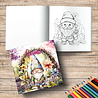 Yanican Color Gnomes 8x8 Inch Coloring Book Yanican Color Gnomes 8x8 Inch Coloring Book