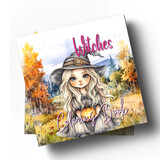 Yanican Color Witches 8x8 Inch Coloring Book