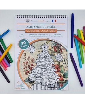 ColorFall Editions Ambiance de Noël A4 Coloring Book ColorFall Editions Ambiance de Noël A4 Coloring Book