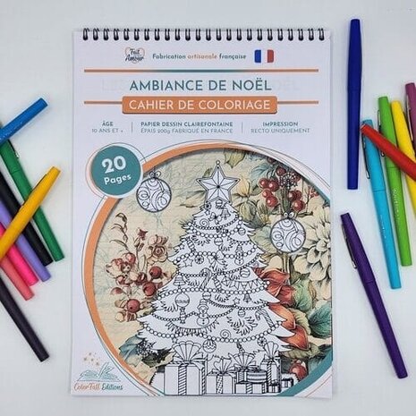 ColorFall Editions Ambiance de Noël A4 Coloring Book ColorFall Editions Ambiance de Noël A4 Coloring Book