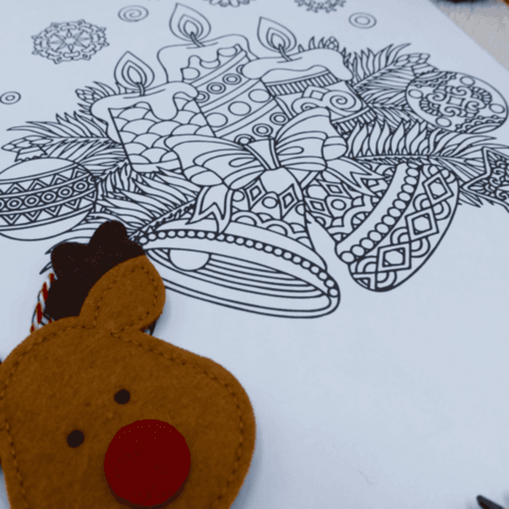 ColorFall Editions Ambiance de Noël A4 Coloring Book ColorFall Editions Ambiance de Noël A4 Coloring Book