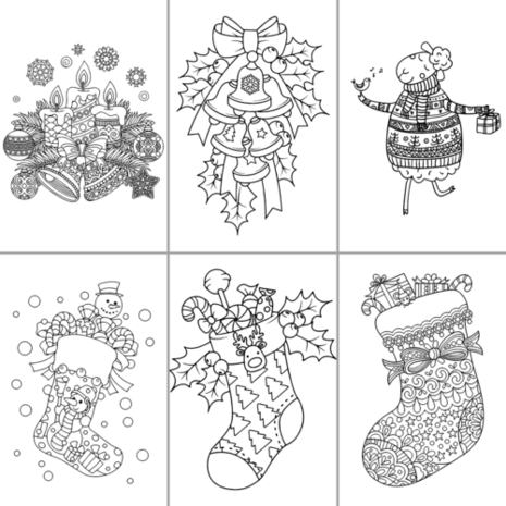 ColorFall Editions Ambiance de Noël A4 Coloring Book ColorFall Editions Ambiance de Noël A4 Coloring Book