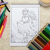 ColorFall Editions Belles Amérindiennes A4 Coloring Book ColorFall Editions Belles Amérindiennes A4 Coloring Book