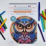 ColorFall Editions Chouettes Mandalas A4 Coloring Book