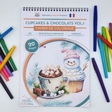 ColorFall Editions Cupcakes & Chocolats Vol.1 A4 Coloring Book