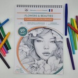 ColorFall Editions Flowers & Beauties A4 Coloring Book