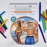 ColorFall Editions Fashion Beauties A4 Coloring Book