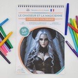 ColorFall Editions Le Chasseur et la Magicienne A4 Coloring Book