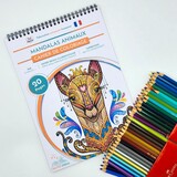 ColorFall Editions Mandalas Animaux A4 Coloring Book