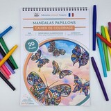 ColorFall Editions Mandalas Papillons A4 Coloring Book
