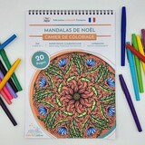 ColorFall Editions Mandalas de Noël A4 Coloring Book