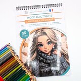 ColorFall Editions Mode d’Automne A4 Coloring Book