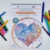 ColorFall Editions Coeurs Fleuris A4 Coloring Book