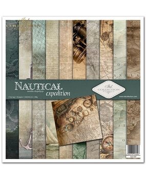 ITD Collection Nautical Expedition 12x12 Inch Paper Pad (SLS 004)