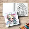 Yanican Color Mermaids 8x8 Inch Coloring Book Yanican Color Mermaids 8x8 Inch Coloring Book