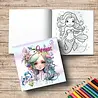 Yanican Color Mermaids 8x8 Inch Coloring Book Yanican Color Mermaids 8x8 Inch Coloring Book