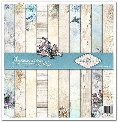 ITD Collection Summertime in Blue 12x12 Inch Paper Pad (SLS 006)