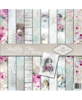 ITD Collection Shabby Chic for Spring 12x12 Inch Paper Pad (SLS 008)