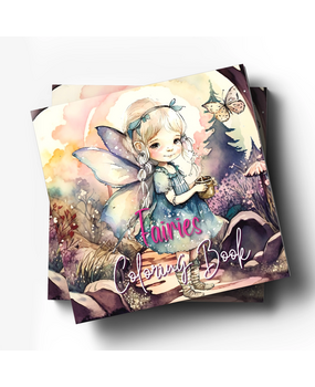 Yanican Color Fairies 8x8 Inch Coloring Book Yanican Color Fairies 8x8 Inch Coloring Book