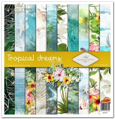 ITD Collection Tropical Dreams 12x12 Inch Paper Pad (SLS 010)