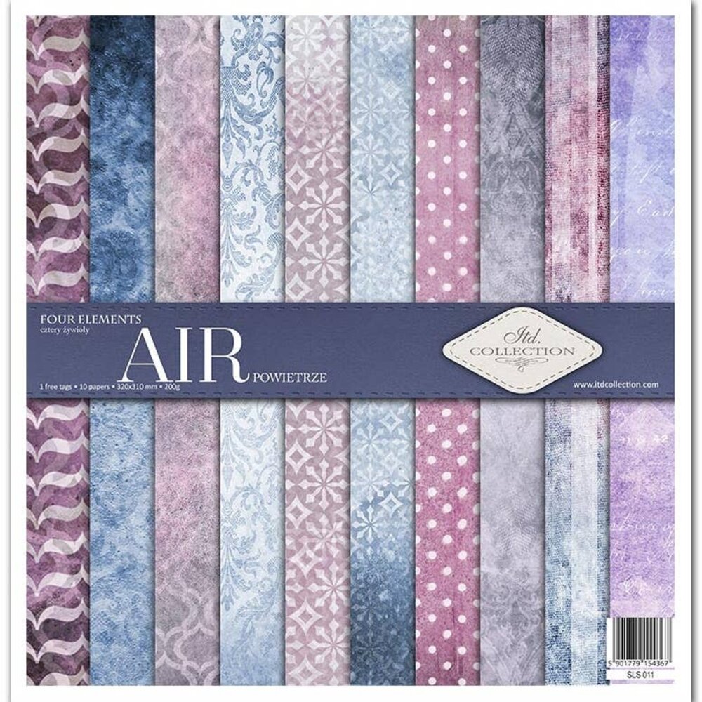 ITD Collection Four Elements Air 12x12 Inch Paper Pad (SLS 011)