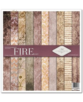 ITD Collection Four Elements Fire 12x12 Inch Paper Pad (SLS 014)