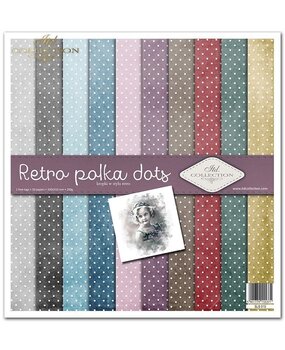 ITD Collection Retro Polka Dots 12x12 Inch Paper Pad (SLS 015)
