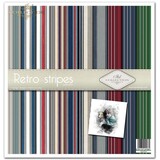 ITD Collection Retro Stripes 12x12 Inch Paper Pad (SLS 016)