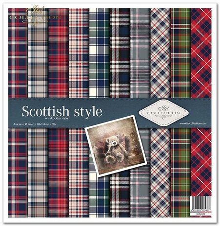 ITD Collection Scottish Style 12x12 Inch Paper Pad (SLS 017)