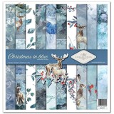 ITD Collection Christmas in Blue 12x12 Inch Paper Pad (SLS 019)