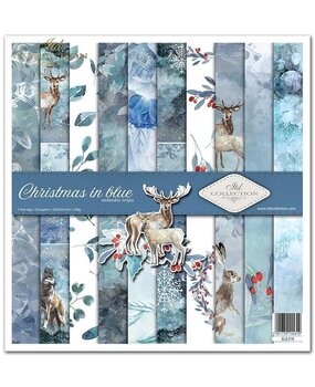 ITD Collection Christmas in Blue 12x12 Inch Paper Pad (SLS 019)