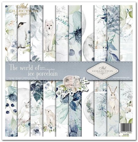 ITD Collection The World of Ice Porcelain 12x12 Inch Paper Pad (SLS 020)