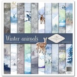 ITD Collection Winter Animals 12x12 Inch Paper Pad (SLS 022)