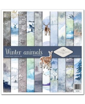 ITD Collection Winter Animals 12x12 Inch Paper Pad (SLS 022)