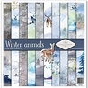 ITD Collection Winter Animals 12x12 Inch Paper Pad (SLS 022)
