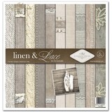 ITD Collection Linen & Lace 12x12 Inch Paper Pad (SLS 026)